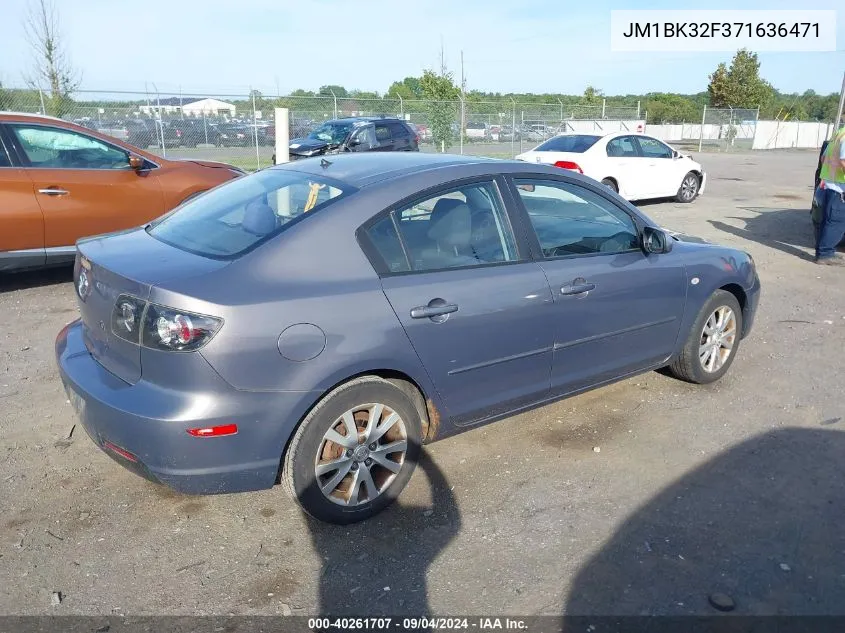 JM1BK32F371636471 2007 Mazda Mazda3 I