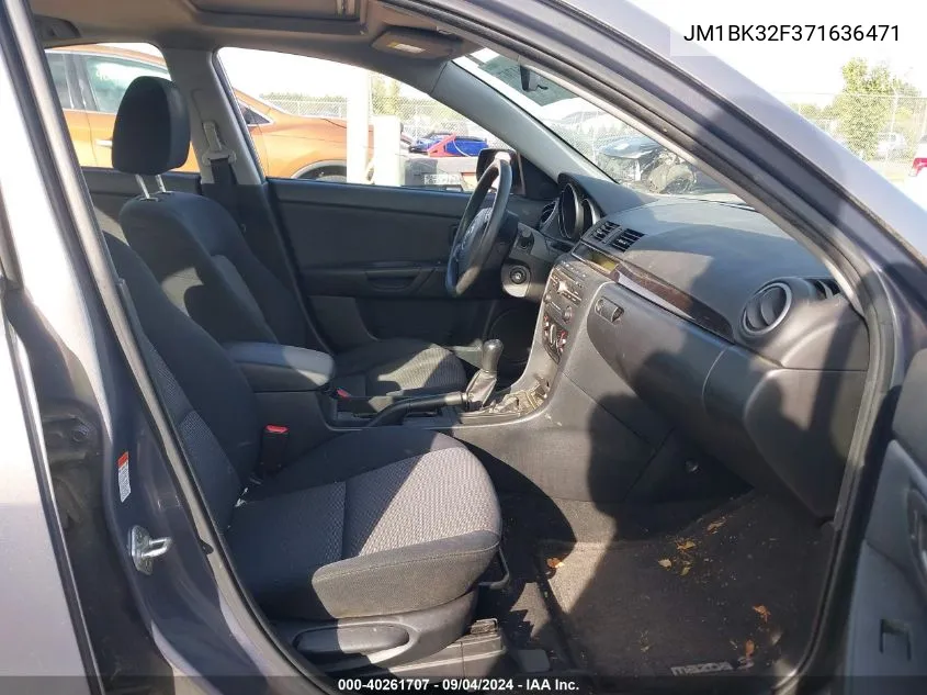 JM1BK32F371636471 2007 Mazda Mazda3 I