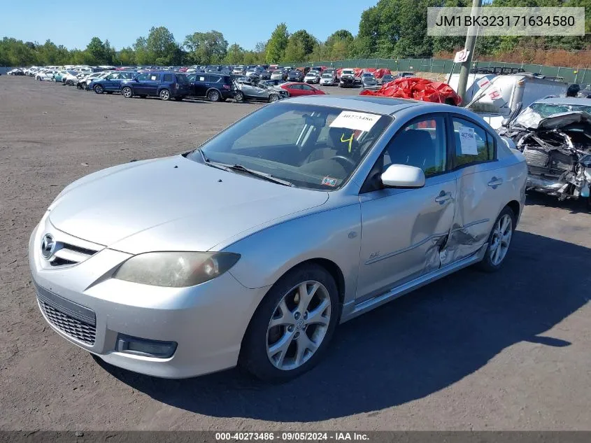 2007 Mazda Mazda3 S Touring VIN: JM1BK323171634580 Lot: 40273486