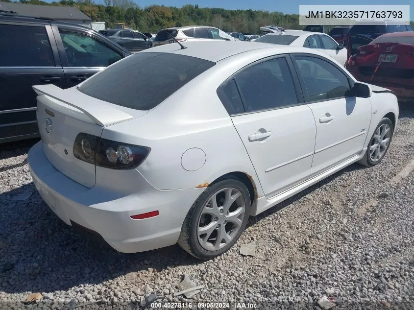 JM1BK323571763793 2007 Mazda Mazda3 S Grand Touring