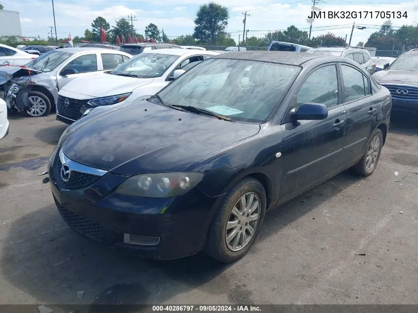 JM1BK32G171705134 2007 Mazda Mazda3 I