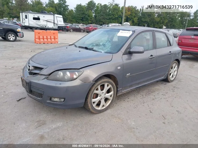 JM1BK343271716539 2007 Mazda Mazda3 S Touring