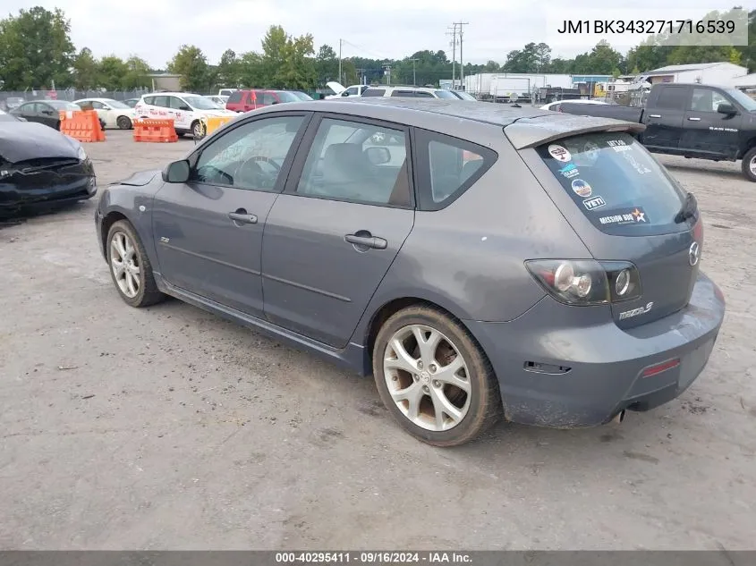 2007 Mazda Mazda3 S Touring VIN: JM1BK343271716539 Lot: 40295411