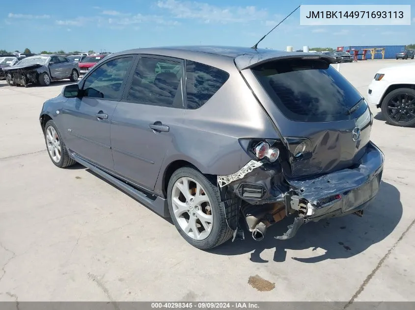 2007 Mazda Mazda3 S Sport VIN: JM1BK144971693113 Lot: 40298345