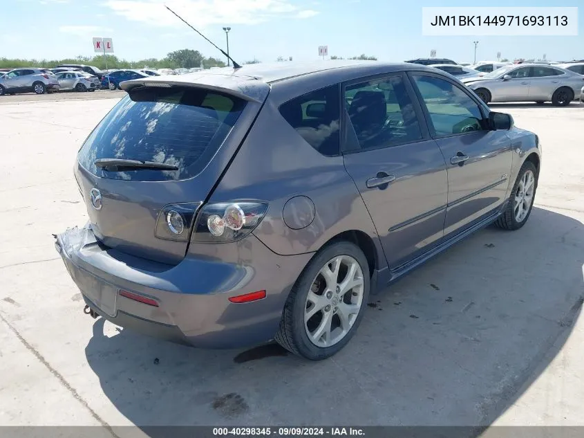 2007 Mazda Mazda3 S Sport VIN: JM1BK144971693113 Lot: 40298345