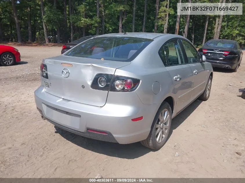 JM1BK32F071669427 2007 Mazda Mazda3 I