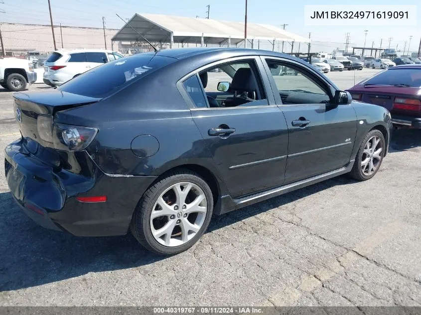 2007 Mazda Mazda3 VIN: JM1BK324971619091 Lot: 40319767