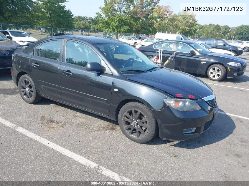 2007 Mazda Mazda3 I VIN: JM1BK32G771727123 Lot: 40319862