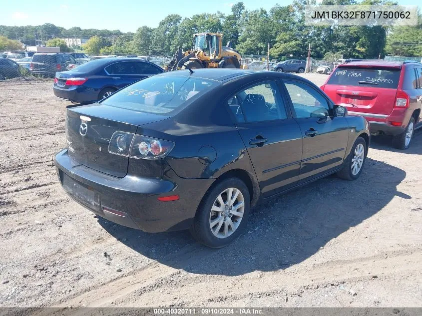 JM1BK32F871750062 2007 Mazda Mazda3 I