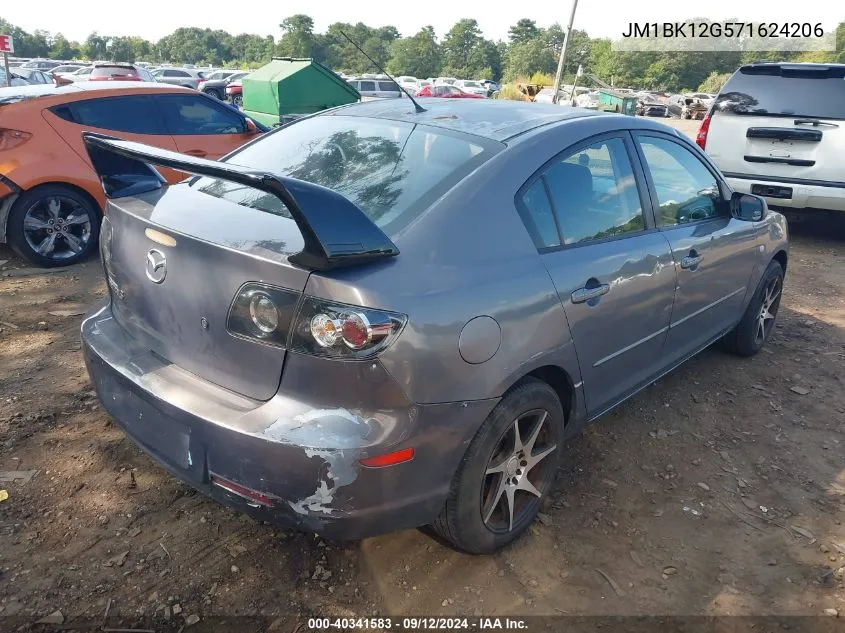 JM1BK12G571624206 2007 Mazda Mazda3 I Sport