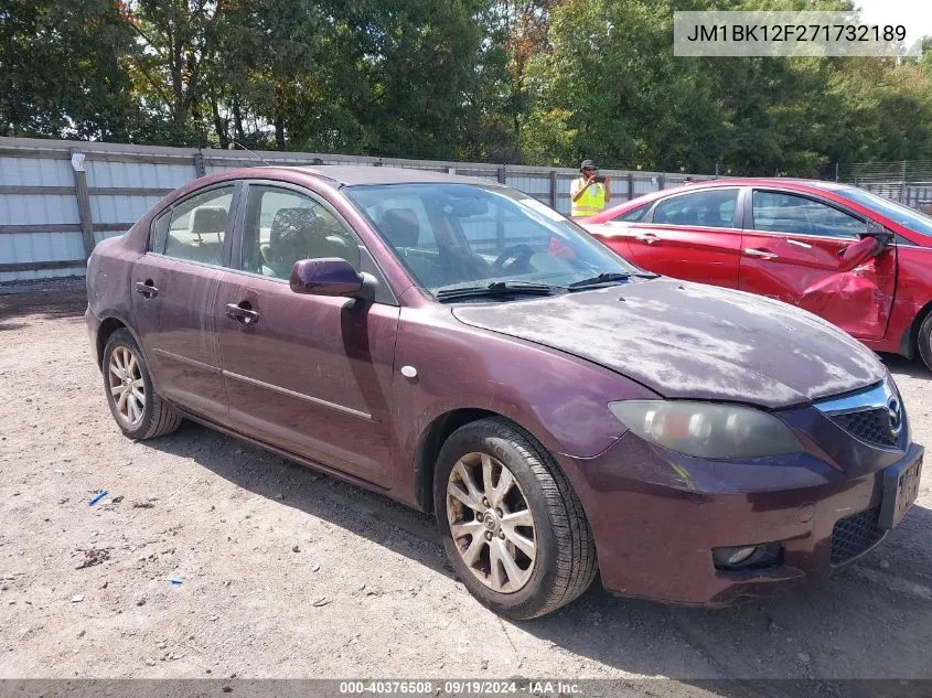 2007 Mazda Mazda3 I VIN: JM1BK12F271732189 Lot: 40376508