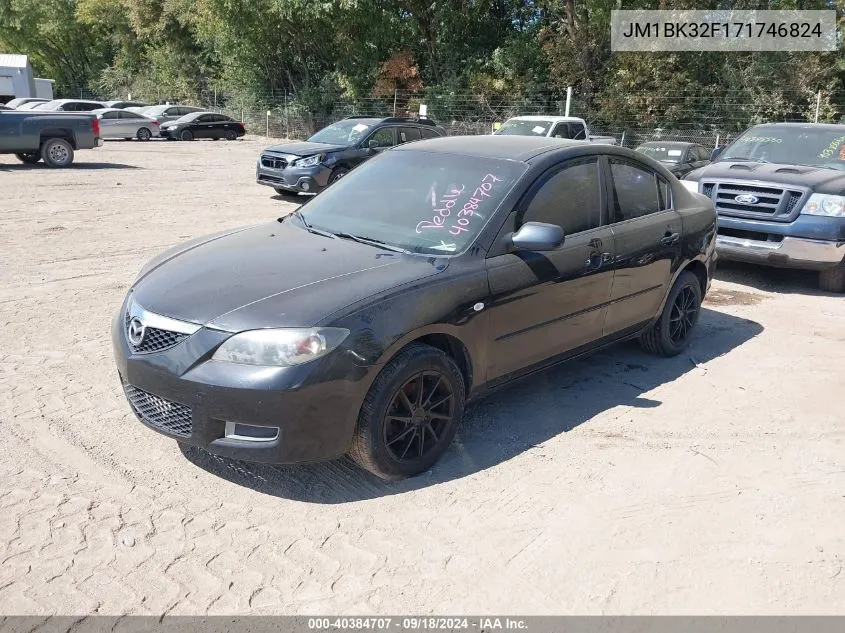 2007 Mazda Mazda3 I VIN: JM1BK32F171746824 Lot: 40384707