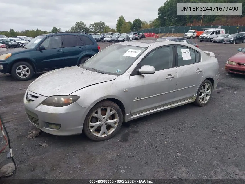 2007 Mazda Mazda3 S Grand Touring VIN: JM1BK324471679490 Lot: 40388336