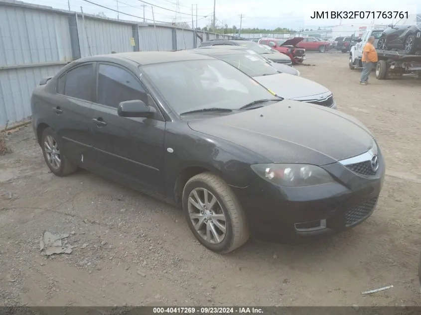 2007 Mazda Mazda3 I VIN: JM1BK32F071763761 Lot: 40417269