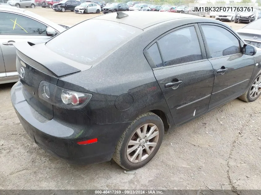 2007 Mazda Mazda3 I VIN: JM1BK32F071763761 Lot: 40417269