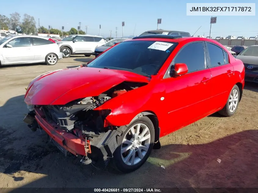 2007 Mazda Mazda3 I VIN: JM1BK32FX71717872 Lot: 40426681