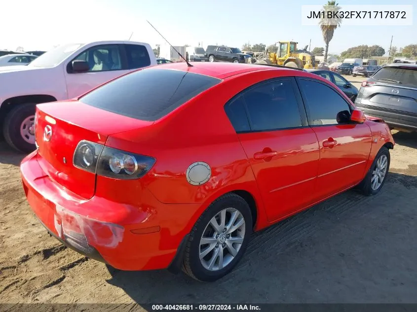 2007 Mazda Mazda3 I VIN: JM1BK32FX71717872 Lot: 40426681