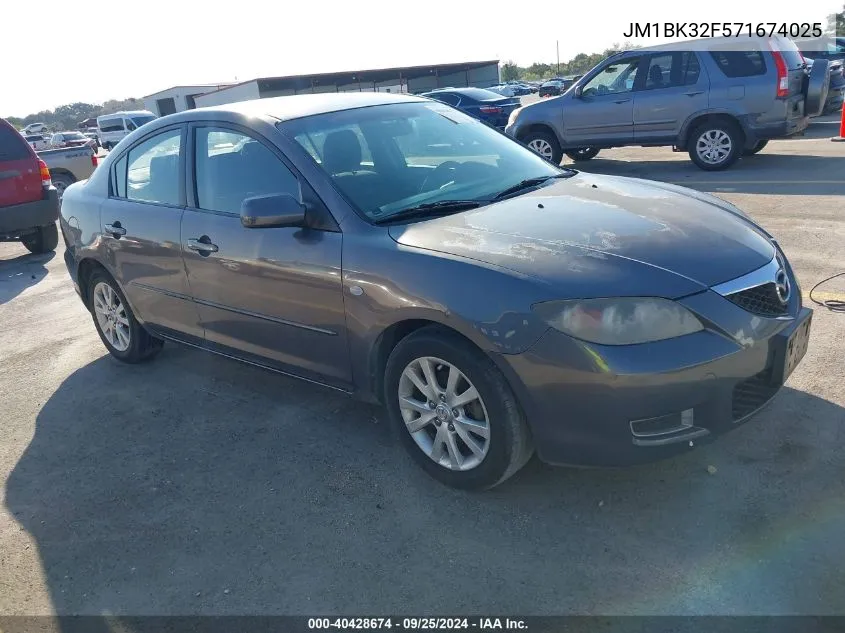 JM1BK32F571674025 2007 Mazda Mazda3 I