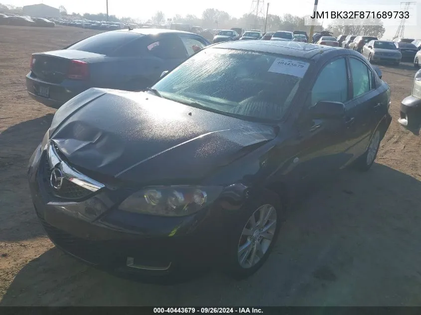 2007 Mazda 3 I VIN: JM1BK32F871689733 Lot: 40443679