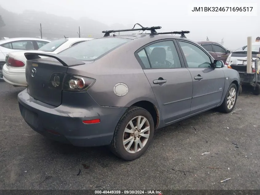 JM1BK324671696517 2007 Mazda 3 S