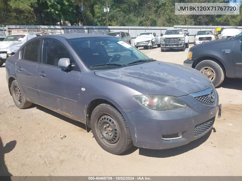 JM1BK12GX71767720 2007 Mazda Mazda3 I Sport