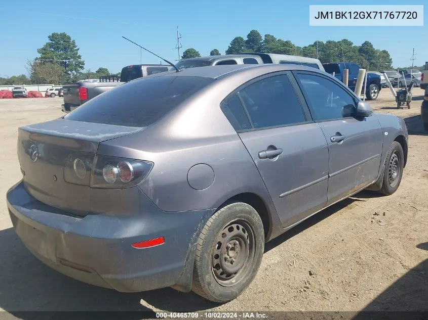 JM1BK12GX71767720 2007 Mazda Mazda3 I Sport