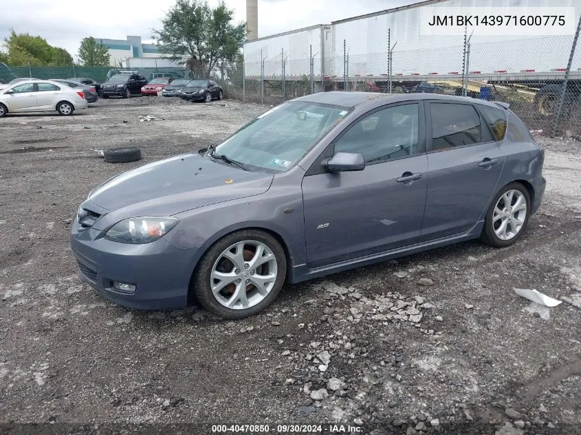 JM1BK143971600775 2007 Mazda Mazda3 S Sport