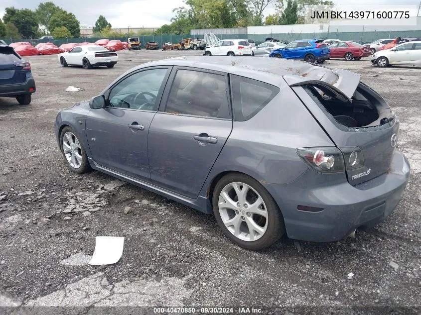 JM1BK143971600775 2007 Mazda Mazda3 S Sport