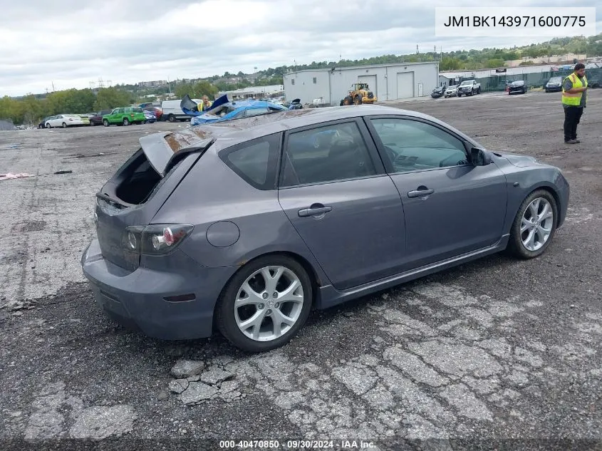 2007 Mazda Mazda3 S Sport VIN: JM1BK143971600775 Lot: 40470850