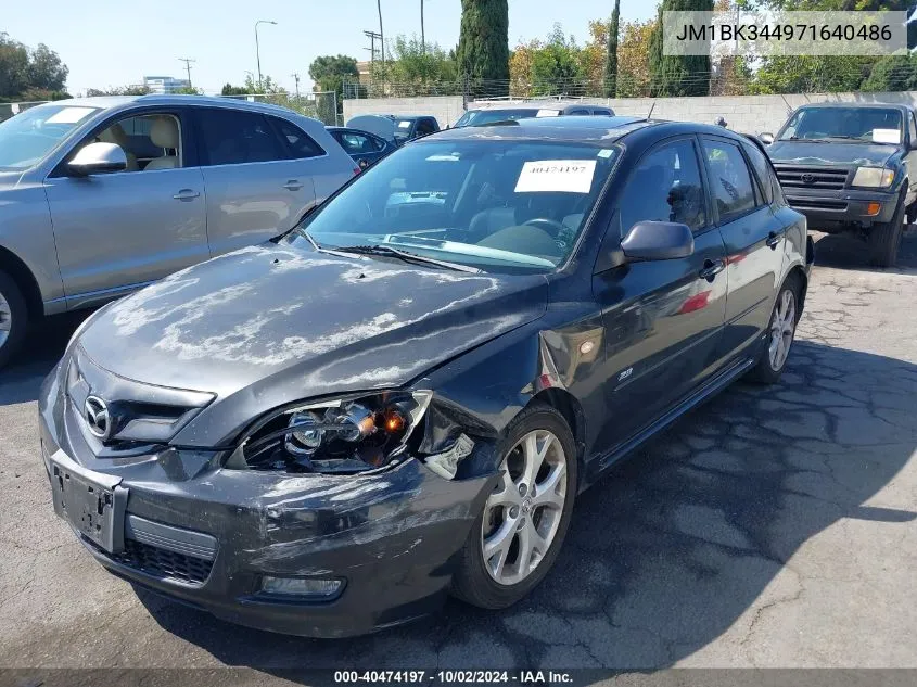 2007 Mazda Mazda3 S Grand Touring VIN: JM1BK344971640486 Lot: 40474197