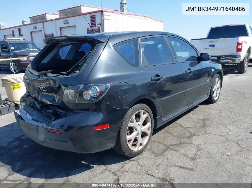 2007 Mazda Mazda3 S Grand Touring VIN: JM1BK344971640486 Lot: 40474197