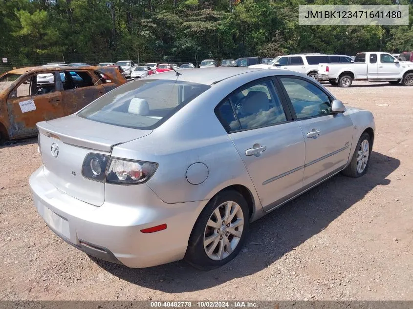 JM1BK123471641480 2007 Mazda Mazda3 S Sport