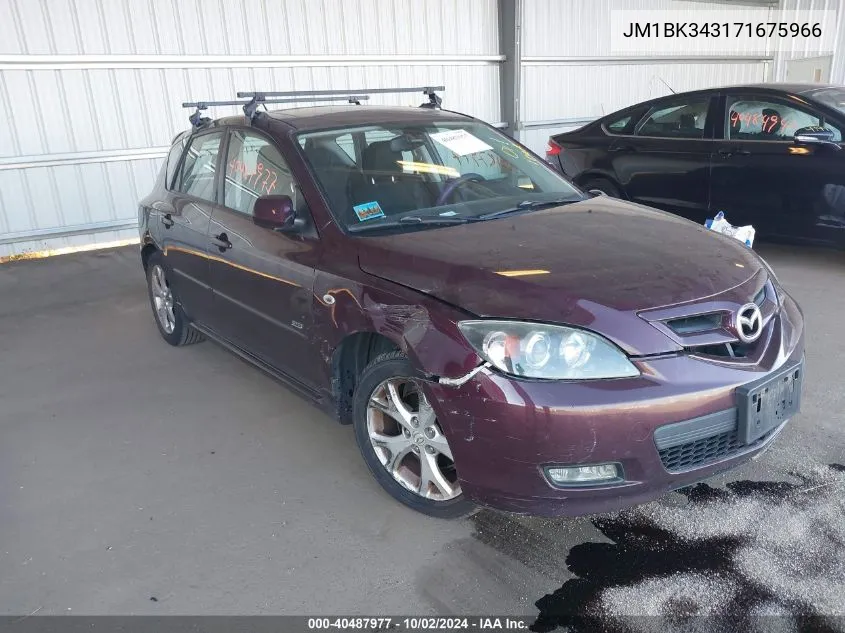 JM1BK343171675966 2007 Mazda Mazda3 S Touring