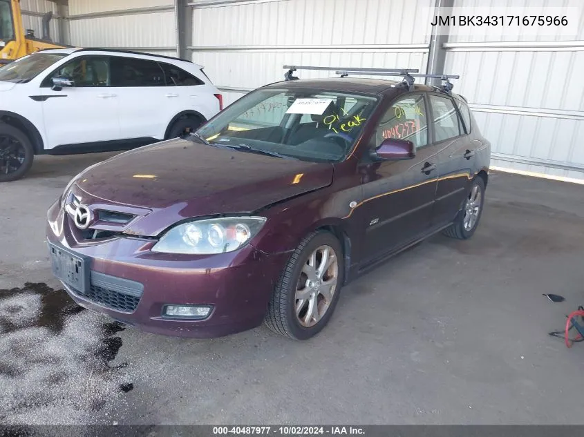 JM1BK343171675966 2007 Mazda Mazda3 S Touring