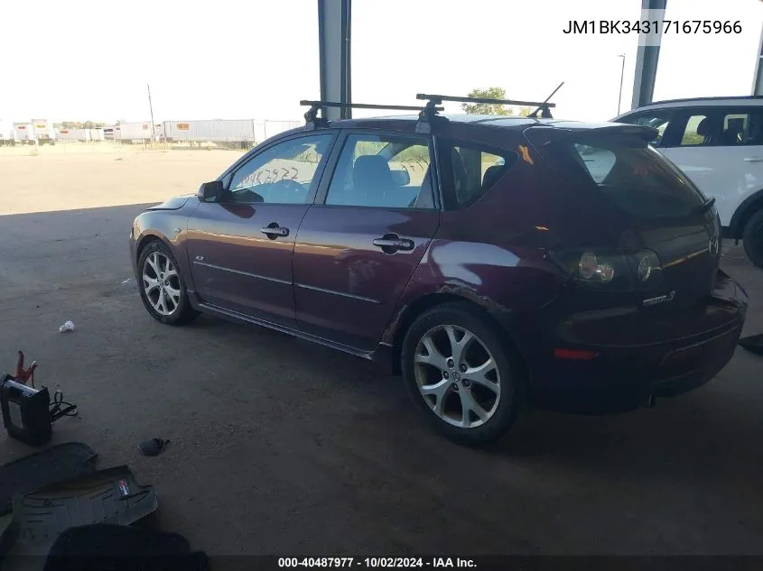 JM1BK343171675966 2007 Mazda Mazda3 S Touring