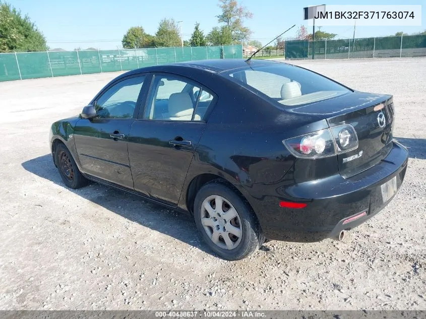 2007 Mazda Mazda3 I Sport VIN: JM1BK32F371763074 Lot: 40488637