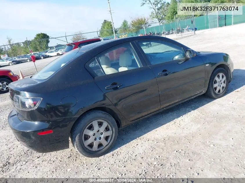 2007 Mazda Mazda3 I Sport VIN: JM1BK32F371763074 Lot: 40488637