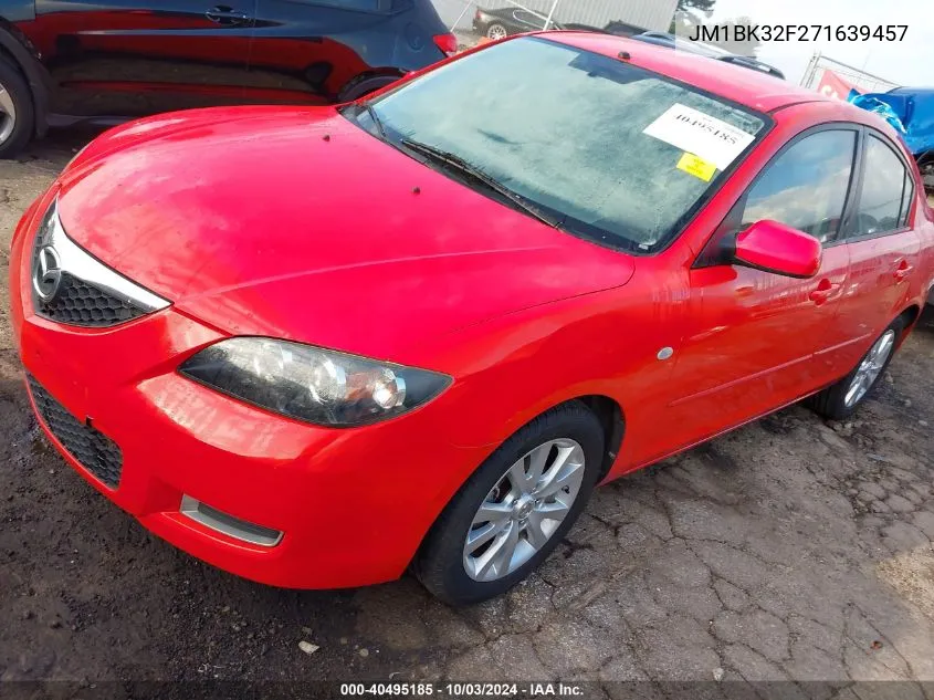 2007 Mazda Mazda3 I VIN: JM1BK32F271639457 Lot: 40495185