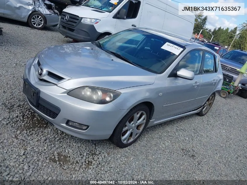 JM1BK343X71635367 2007 Mazda Mazda3 S Touring