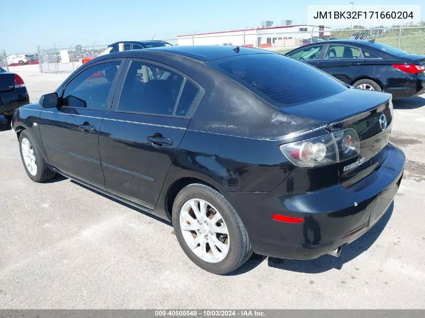 JM1BK32F171660204 2007 Mazda Mazda3 I