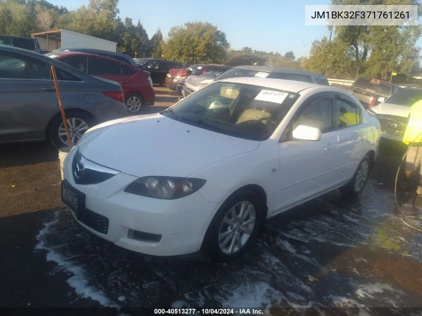 2007 Mazda Mazda3 I VIN: JM1BK32F371761261 Lot: 40513277