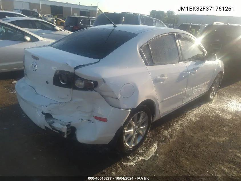 2007 Mazda Mazda3 I VIN: JM1BK32F371761261 Lot: 40513277