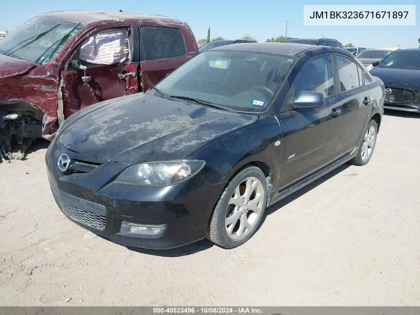 2007 Mazda Mazda3 S Touring VIN: JM1BK323671671897 Lot: 40523496