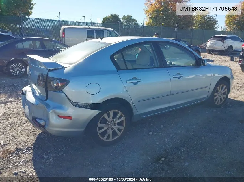 JM1BK32F171705643 2007 Mazda Mazda3 I