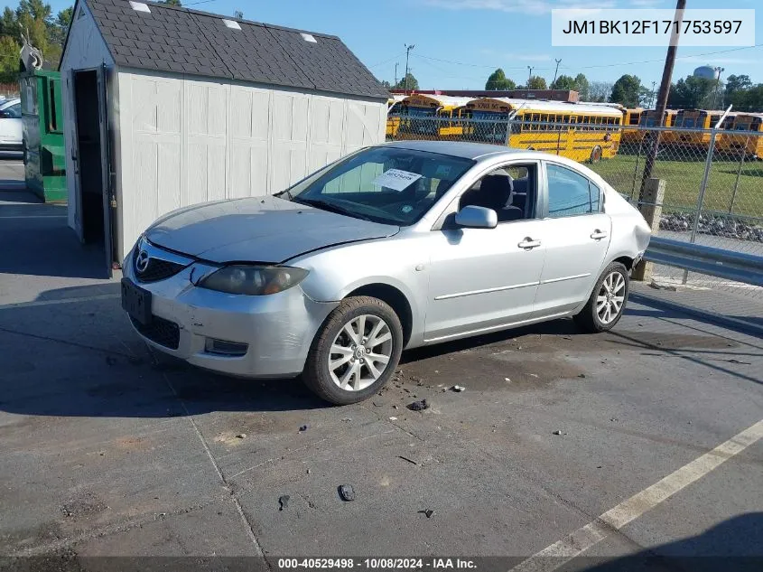 JM1BK12F171753597 2007 Mazda 3 I