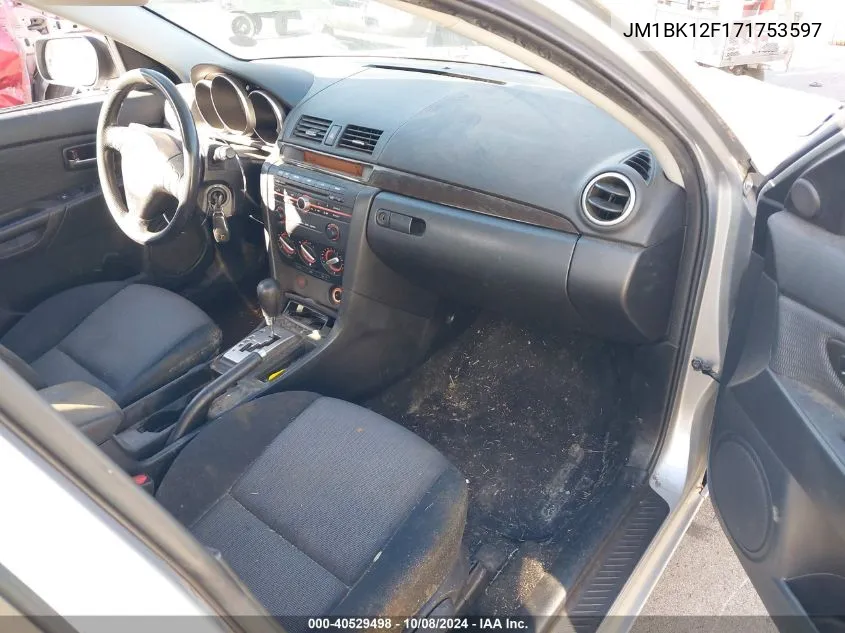 JM1BK12F171753597 2007 Mazda 3 I