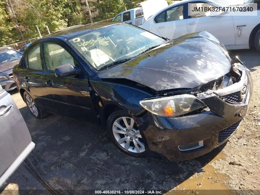 JM1BK32F471670340 2007 Mazda 3 I