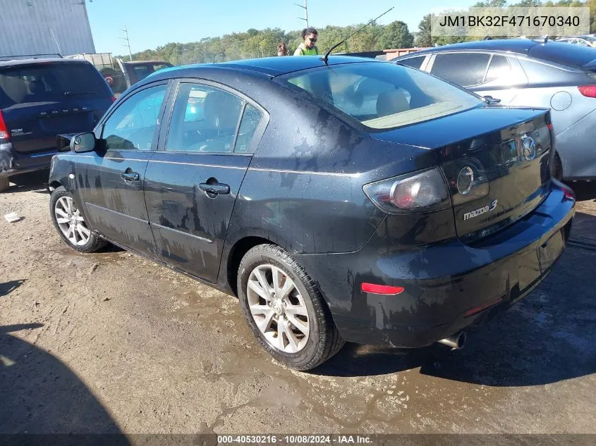 JM1BK32F471670340 2007 Mazda 3 I