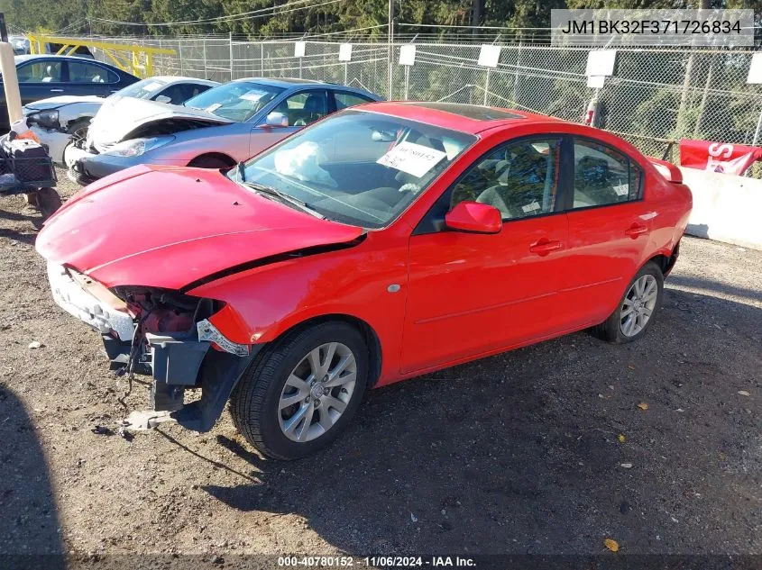 JM1BK32F371726834 2007 Mazda Mazda3 I