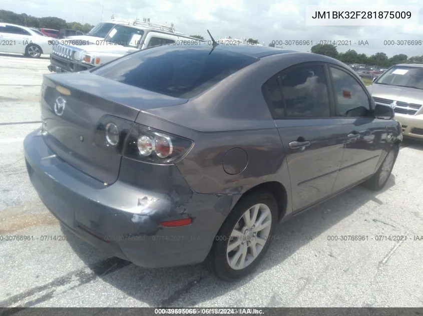 JM1BK32F281875009 2008 Mazda Mazda3 I